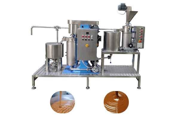 NUT-GV 75 & NUT-MBT 500 PASTE AND BALL MILL REFINER MACHINE LINE